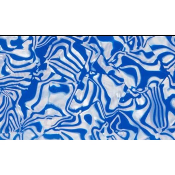 Cult Gaia Eos Beaded Marbled Acrylic Clutch - Picture 5 of 15